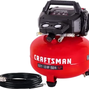 Craftsman CMXECXA02106410 6 Gallon 150 PSI Oil-Free Pancake Air Compressor